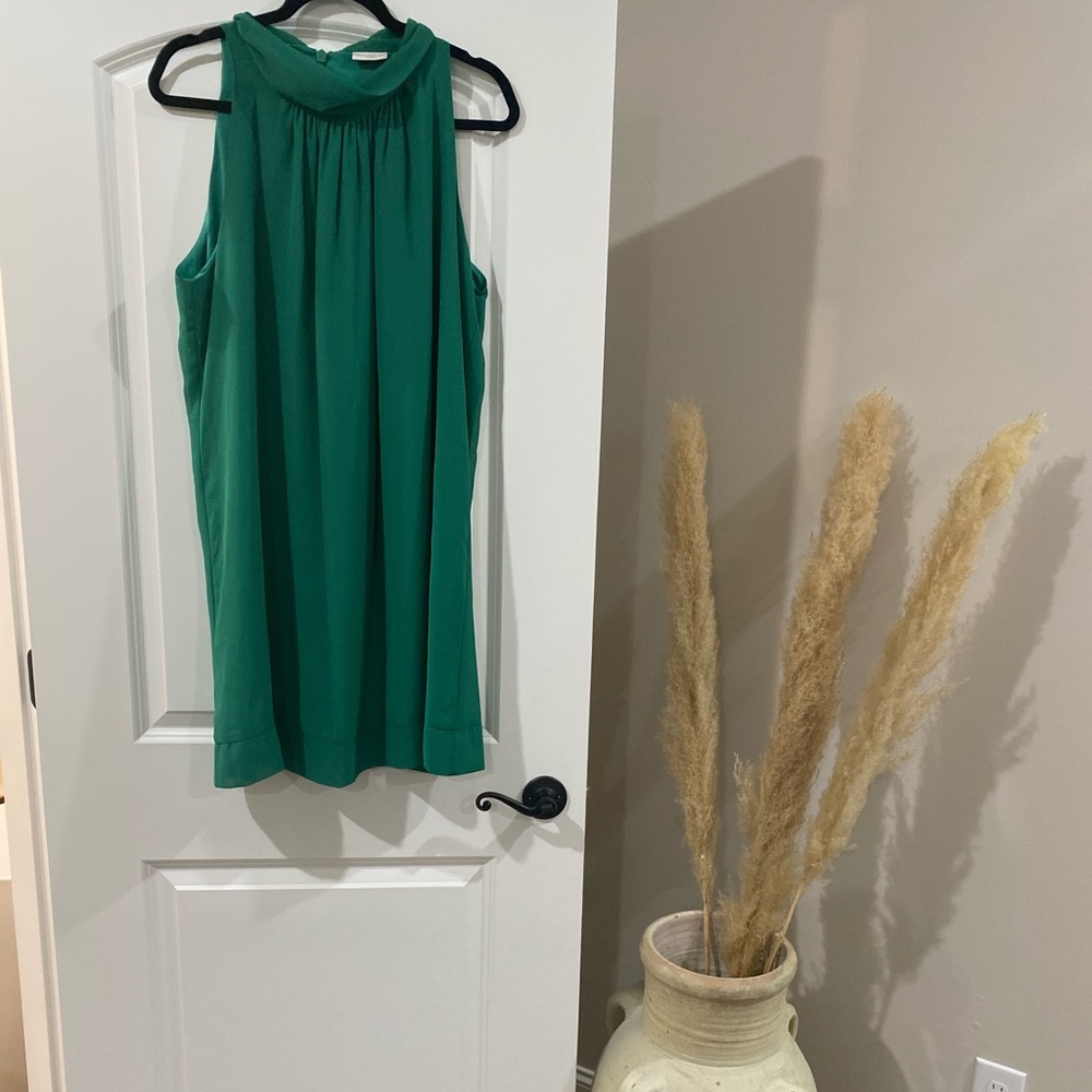New York & Co Eva Mendes Emerald Green Dress